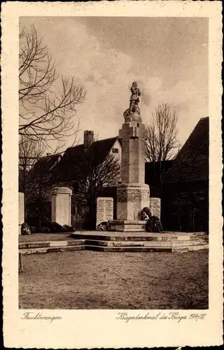 Ak Feuchtwangen, Kriegerdenkmal in Gedenken des I. Weltkrieges