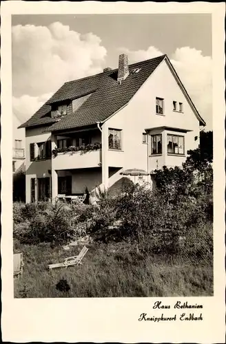 Ak Bad Endbach in Hessen, Haus Bethanien, Marianne Karst, Außenansicht, Garten