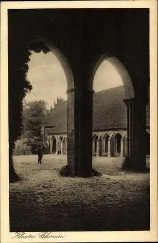 Ak Chorin in der Mark, Kloster Chorin, Rundbogen, Außenansicht