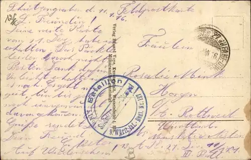 Ak Ten Brielen Tenbrielen Wallonien Hennegau Belgien, Straßenpartie