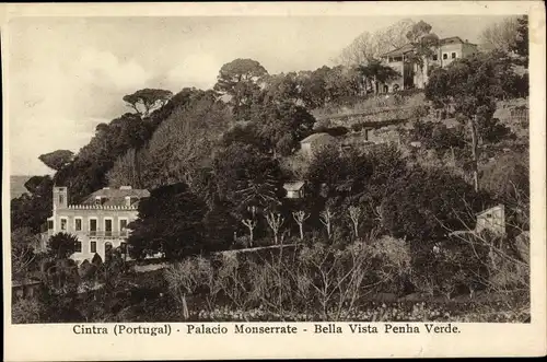 Ak Cintra Sintra Portugal, Palacio Monserrate, Bella Vista Penha Verde