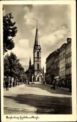 Ak Ještěd Jeschken Region Reichenberg, Erzdekanalkirche