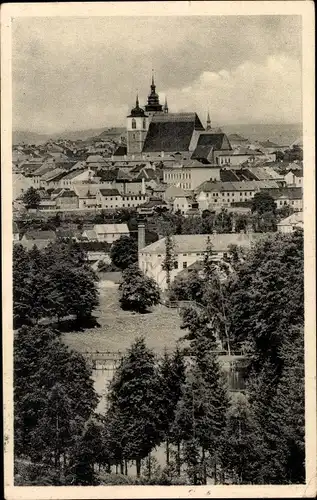 Ak Jihlava Iglau Region Hochland, Ortsansicht