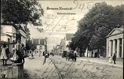 Ak Neustadt Hansestadt Bremen, Hohentorstraße