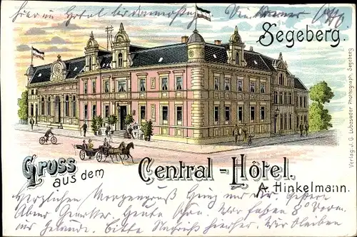 Litho Bad Segeberg in Schleswig Holstein, Central Hotel