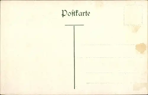 Künstler Ak Hamburg, XVI. Deutsches Bundesschießen 1909, Rathaus