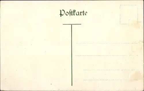 Künstler Ak XVI. Deutsches Bundesschießen 1909, Hamburg St. Pauli, Bismarck Denkmal, Flaggen, Wappen