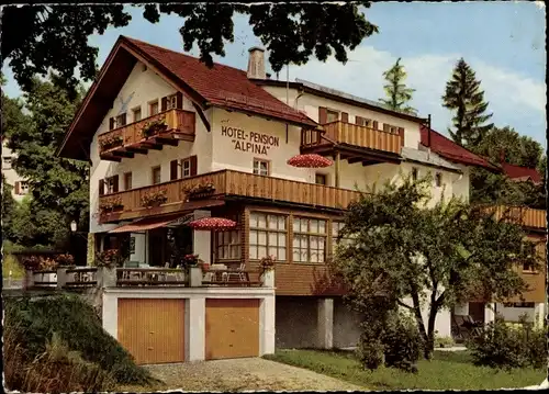 Ak Ried Pfronten Ostallgäu Bayern, Hotel Pension Alpina