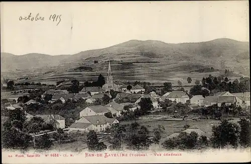 Ak Ban de Laveline Vosges, Vue generale