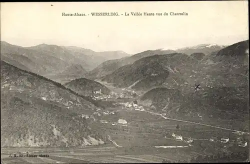 Ak Wesserling Haut Rhin, Vallee Haute vue du Chauvelin