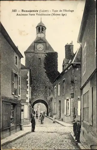 Ak Beaugency Loiret, Tour de l'Horloge