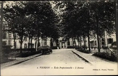 Ak Vierzon Cher, Ecole Professionnelle, L'Avenue