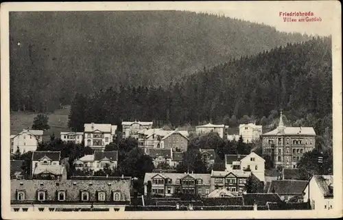 Ak Friedrichroda im Thüringer Wald, Villen am Gottlob