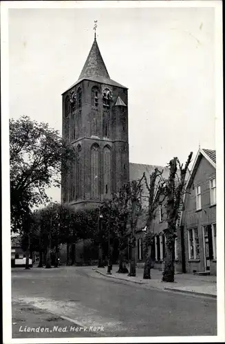 Ak Lienden Buren Gelderland, Ned. Herv. Kerk