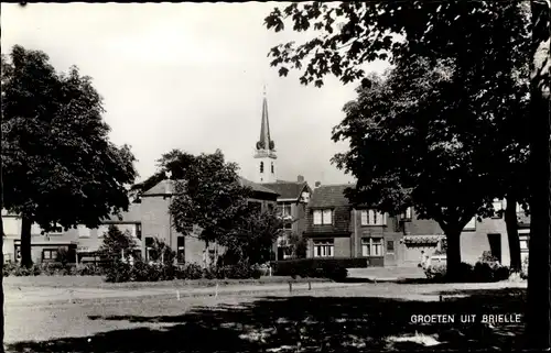 Ak Brielle Südholland, Ortspartie