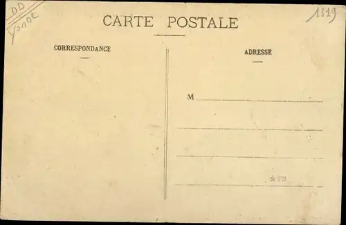 Ak Villeneuve L'Archevêque Yonne, Rue de la Republique, Cafe Villiers