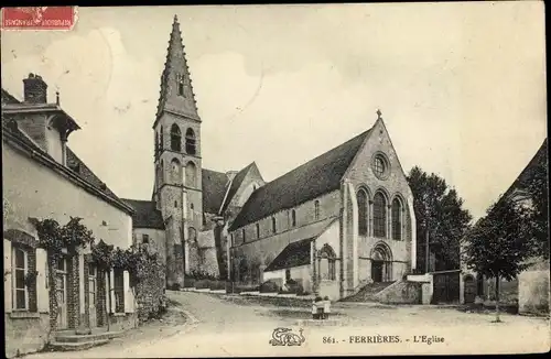 Ak Ferrières en Gâtinais Loiret, L'Eglise