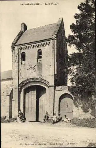 Ak Bayeux Calvados, Saint Gabriel, Le Prieuré