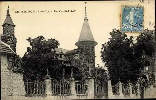 Ak Le Raincy Seine Saint Denis, La Castel Joli
