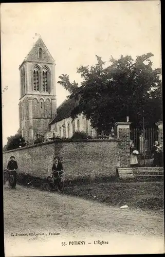 Ak Potigny Calvados, L'Eglise