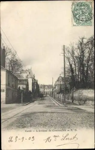 Ak Caen Calvados, L'Avenue de Coursentes