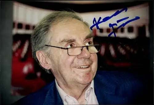 Foto Harald Juhnke, Schauspieler, Autogramm