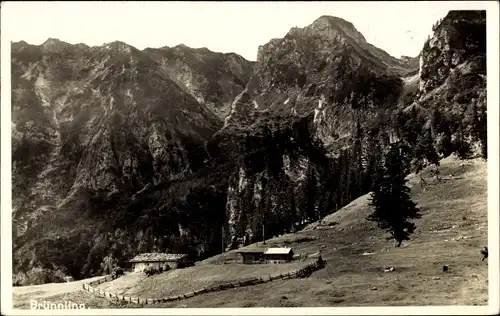 Foto Ak Bergen im Chiemgau, Brünnling, Bründling-Alm, Hochfelln