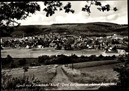 Ak Krombach Kreuztal Siegerland Westfalen, Gesamtansicht