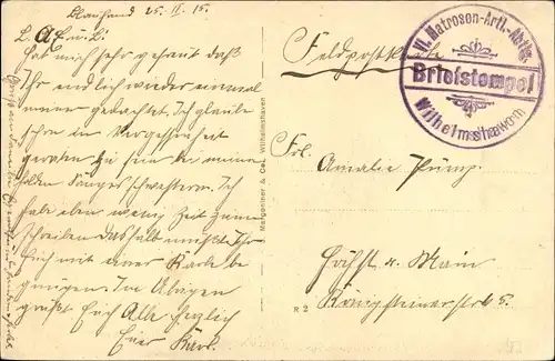 Ak Deutsches Kriegsschiff, SMS Thüringen, Großlinienschiff