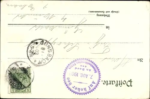 Künstler Litho Bohrdt, Hans, Dampfschiff Cobra, HAPAG