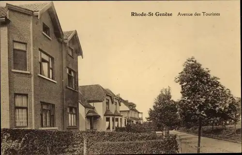 Ak Rhode St. Genese Sint-Genesius-Rode Flämisch Brabant, Avenue des Touristes