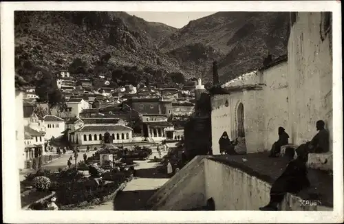 Ak Chefchaouen Chaouen Xauen Marokko, Teilansicht, Häuser