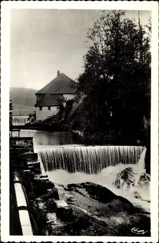 Ak Rochejean Doubs, Le Doubs et les Chutes