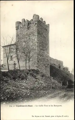 Ak Capdenac le Haut Lot, La vieille Tour et les Remparts