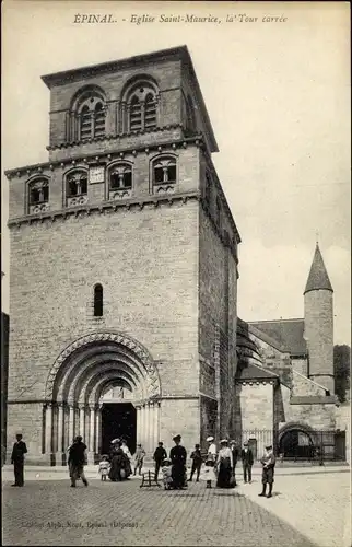 Ak Épinal Lothringen Vosges, Eglise Saint Maurice