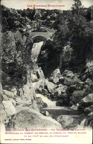 Ak Ax les Thermes Ariege, Cascade, Wasserfall