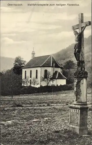 Ak Oberhaslach Elsass Bas Rhin, Wallfahrtskapelle zum heiligen Florentius