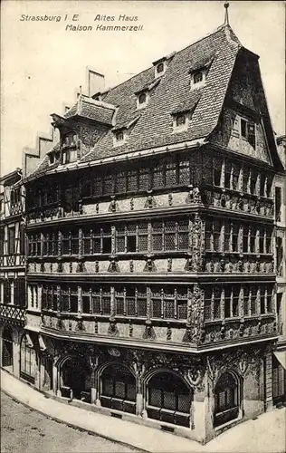 Ak Strasbourg Straßburg Elsass Bas Rhin, Altes Haus, Maison Kammerzell