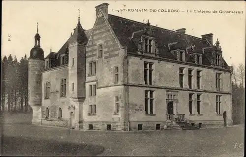 Ak Saint Romain de Colbosc Seine Maritime, Le Château de Grosmesnil