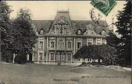 Ak Rieux Oise, Le Château