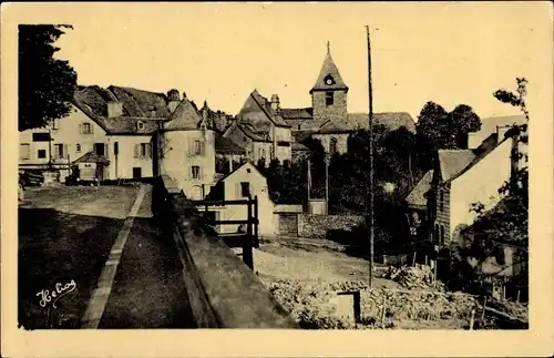 Ak Mur de Barrez Aveyron, Le Quartier de l'Eglise