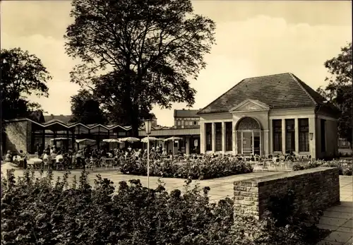 Ak Dessau in Sachsen Anhalt, Gaststätte Teehäuschen
