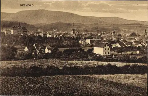 Ak Detmold in Nordrhein Westfalen, Totalansicht
