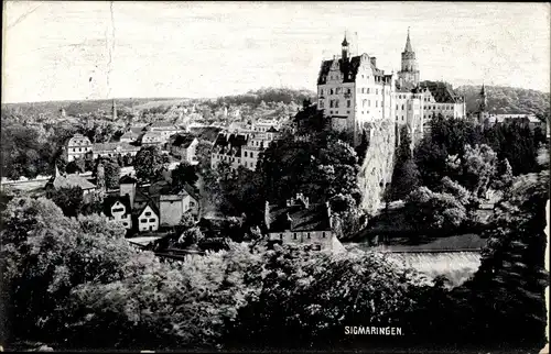 Ak Sigmaringen an der Donau Baden Württemberg, Schloss