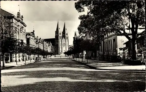 Ak Landau in der Pfalz, La cathedrale vue de la Sudring