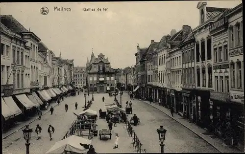 Ak Mechelen Mecheln Malines Flandern Antwerpen, Bailles de fer