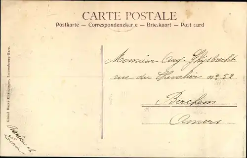 Ak Luxemburg Luxembourg, Fort Thüngen, Festung, Außenansicht