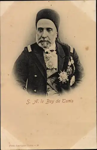 Ak S.A. Ali, Bey de Tunis, Tunesischer Herrscher, Portrait