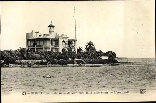 Ak Bizerte Tunesien, Etablissements Maritimes de la Baie Ponty, l'Amirauté