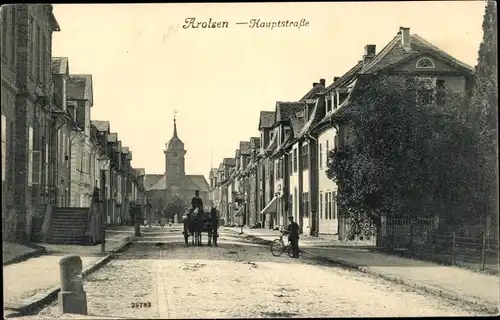 Ak Bad Arolsen in Hessen, Hauptstraße, Kutschpartie